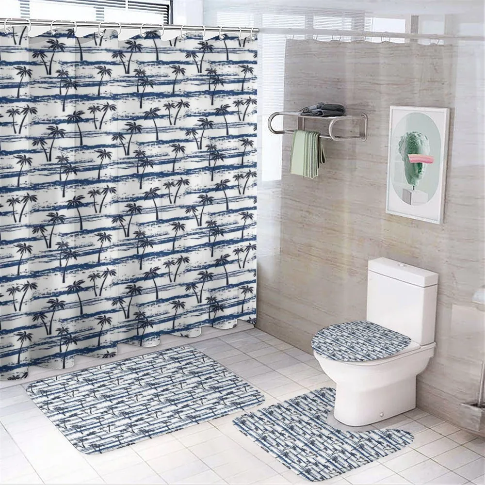 Coconut Tree Beach — 4-Piece Bathroom Set preview