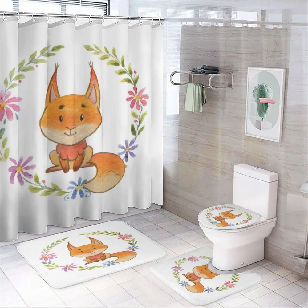 Forest Friend Floral — 4-Piece Bathroom Set preview