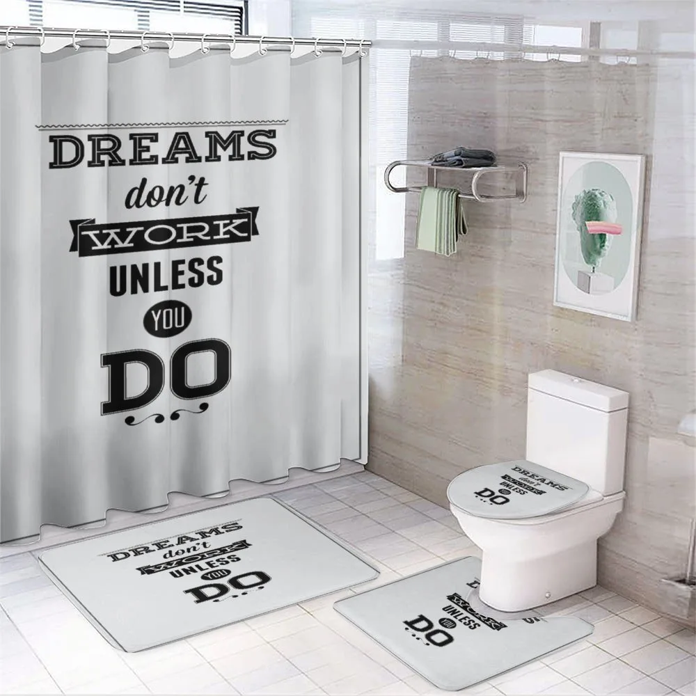 Future Goals Words — 4-Piece Bathroom Set preview