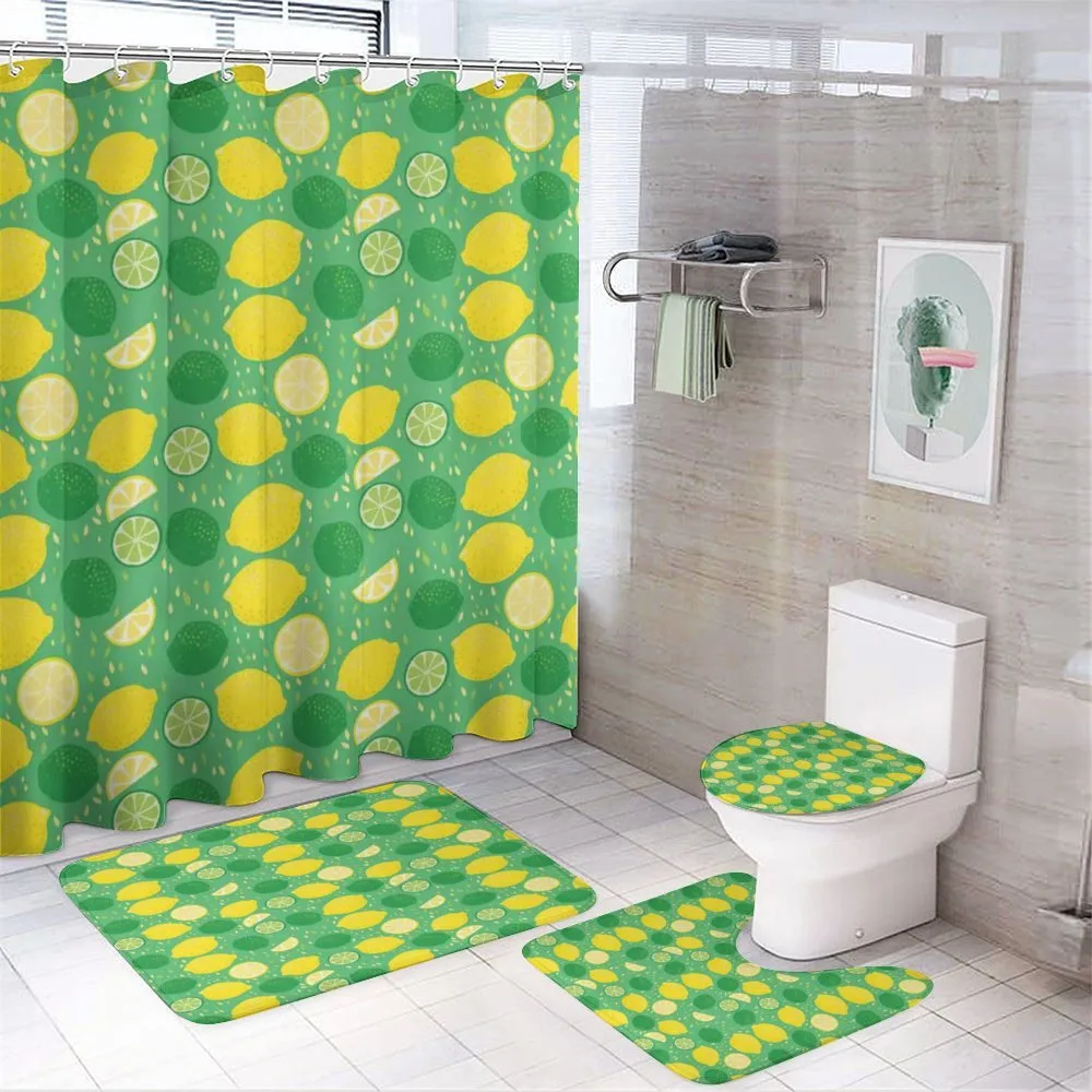 Messy Spotted Drawing — 4-Piece Bathroom Set preview