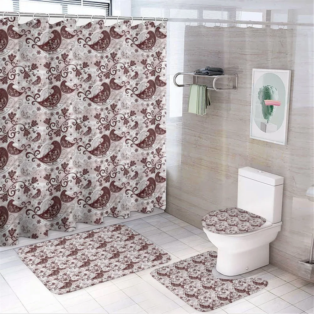 Valentine Flowers — 4-Piece Bathroom Set preview