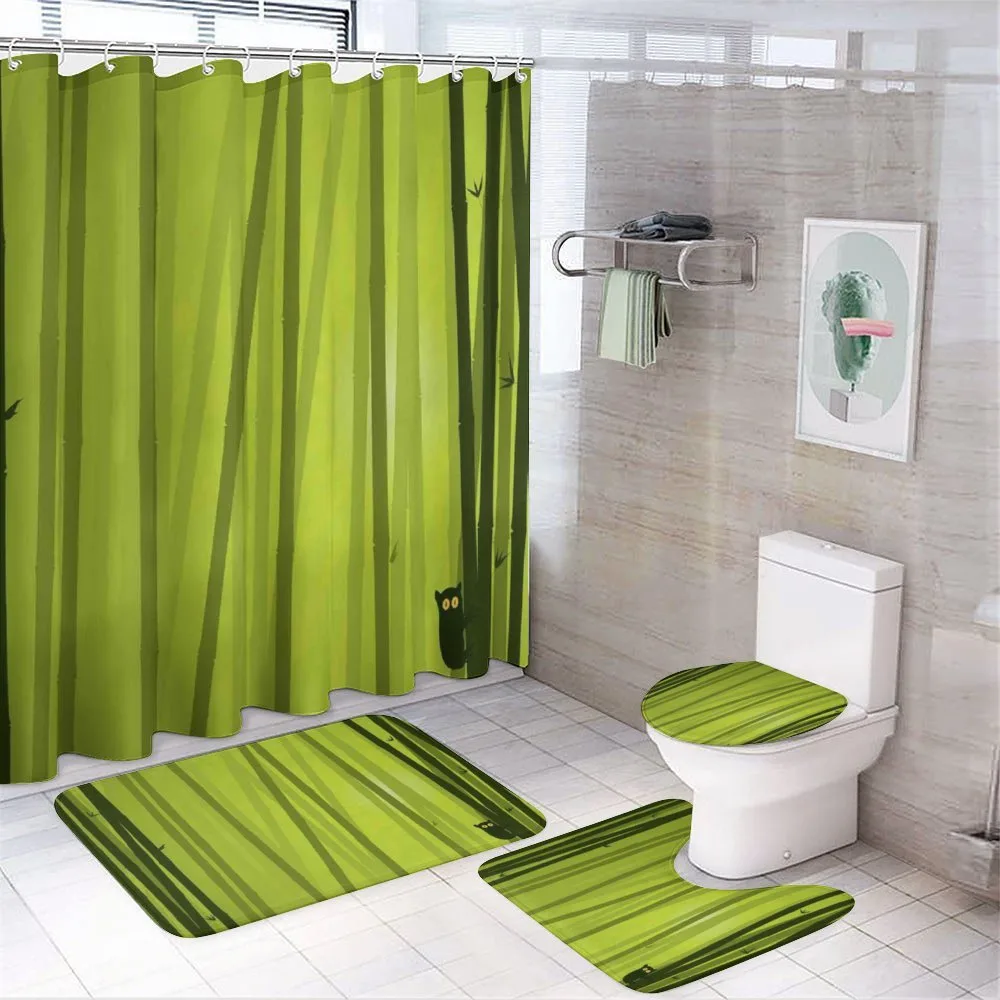 Botanical Wild Animal — 4-Piece Bathroom Set preview