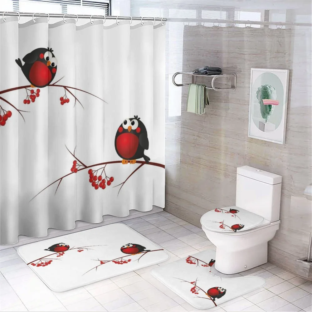 Cartoon Christmas — 4-Piece Bathroom Set preview