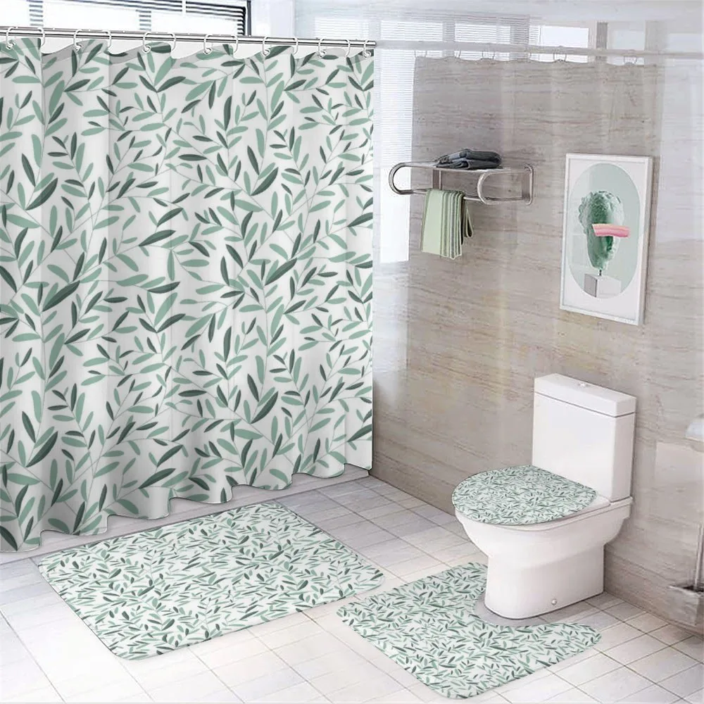 Leaves Summertime Garden — 4-Piece Bathroom Set preview