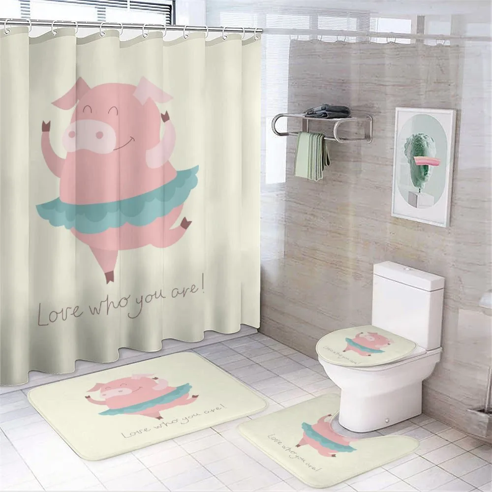 Love Who You Are with Ballerina — 4-Piece Bathroom Set preview