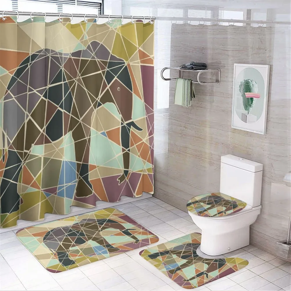 Mosaic Animal — 4-Piece Bathroom Set preview