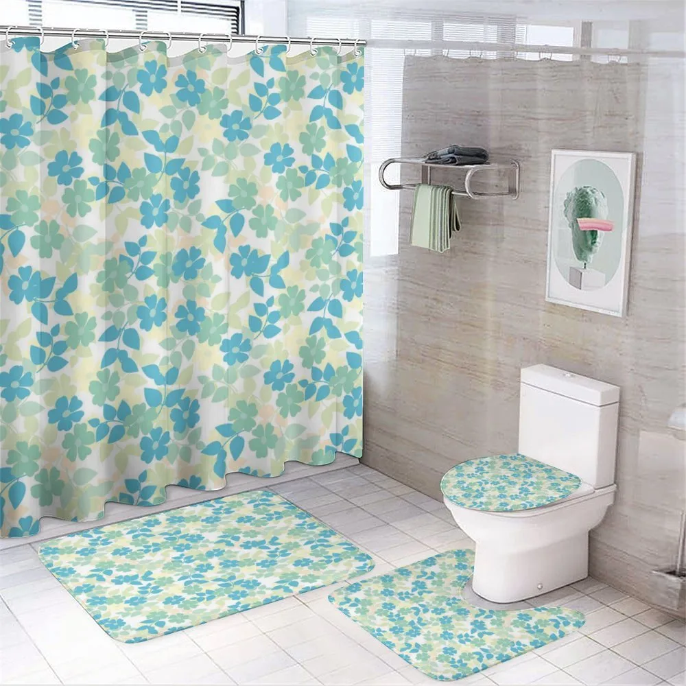 Nostalgic Flower Summer — 4-Piece Bathroom Set preview