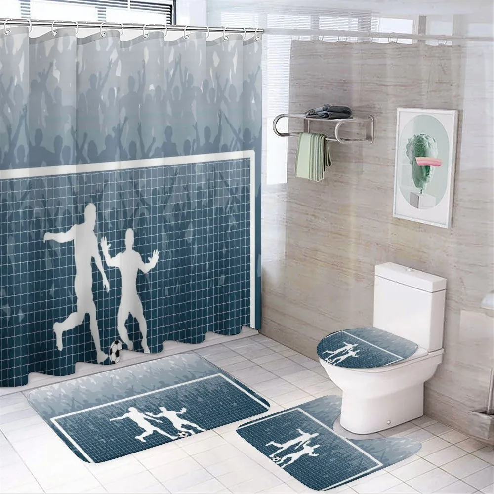 Penalty Kick Football — 4-Piece Bathroom Set preview