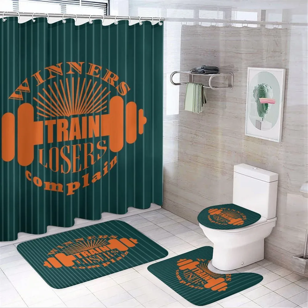 Winners Losers Words — 4-Piece Bathroom Set preview