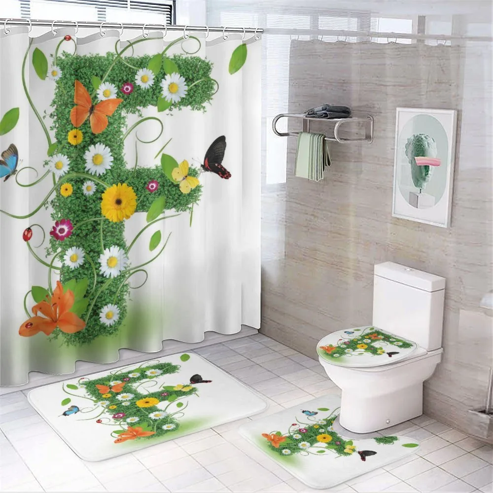 Animals and Flowers F 4-Piece Bathroom Set product video