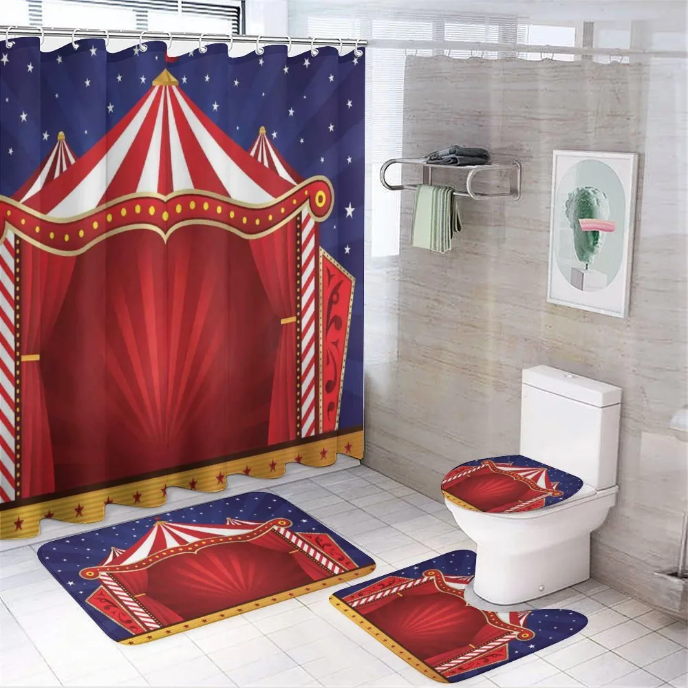 Canvas Circus Tent — 4-Piece Bathroom Set preview