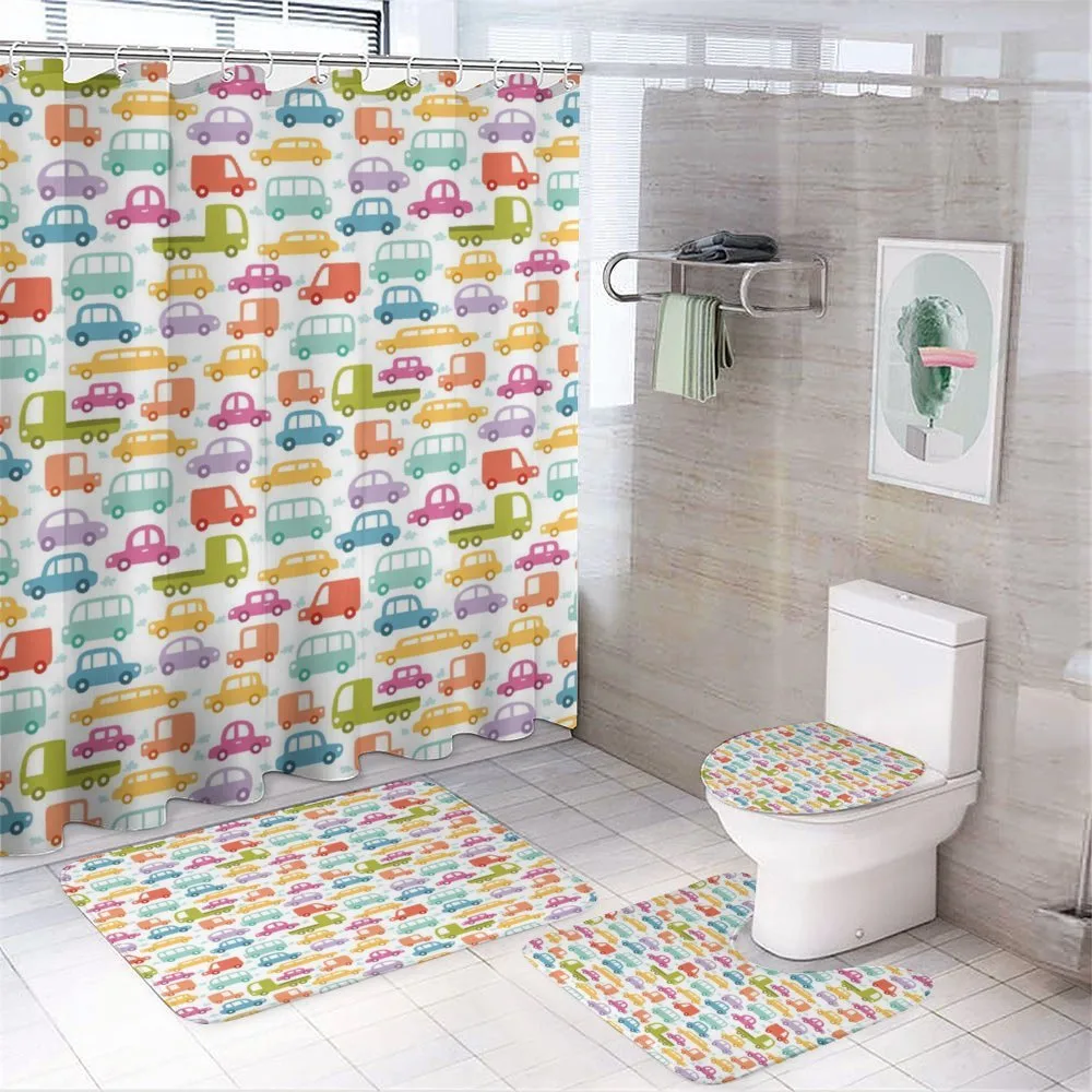 Colorful Drive — 4-Piece Bathroom Set preview
