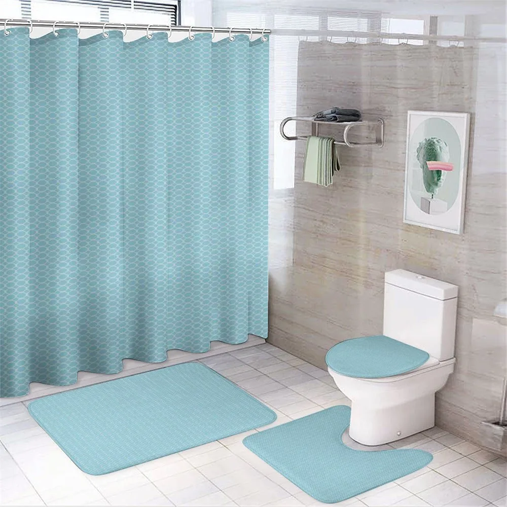 Entangled Squares — 4-Piece Bathroom Set preview