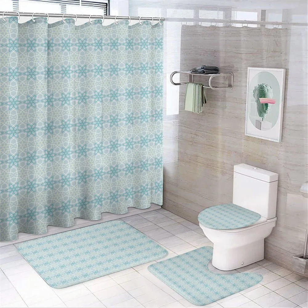Lattice with Art — 4-Piece Bathroom Set preview