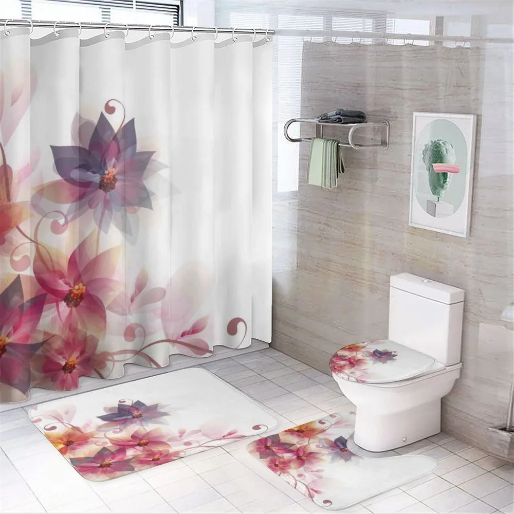 Flowers Burt and Leaf — 4-Piece Bathroom Set preview