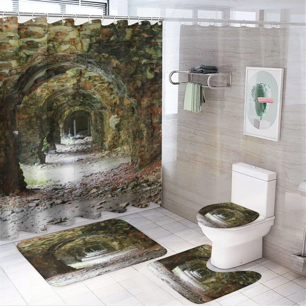Medieval Tunnel — 4-Piece Bathroom Set preview