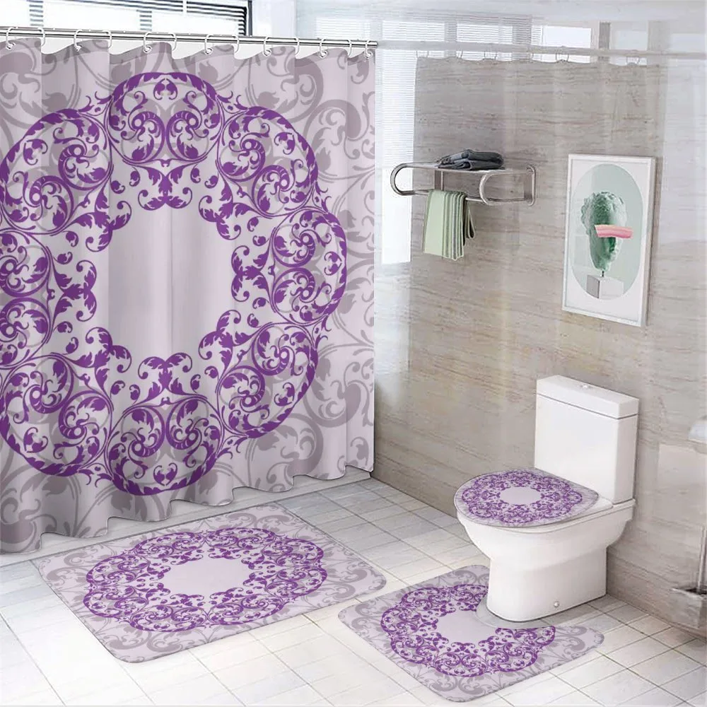 Oval Frame 4-Piece Bathroom Set product video