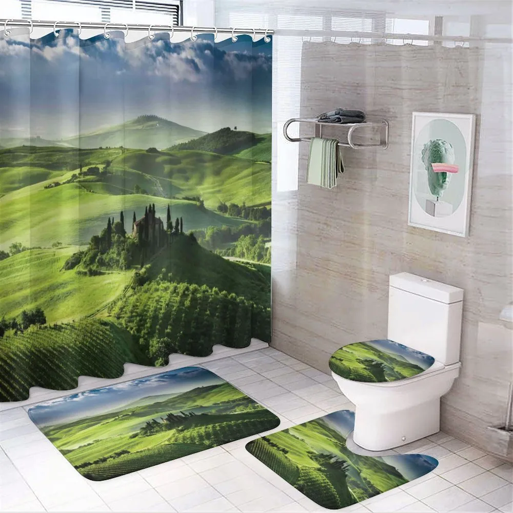 Sunrise in the Valley — 4-Piece Bathroom Set preview