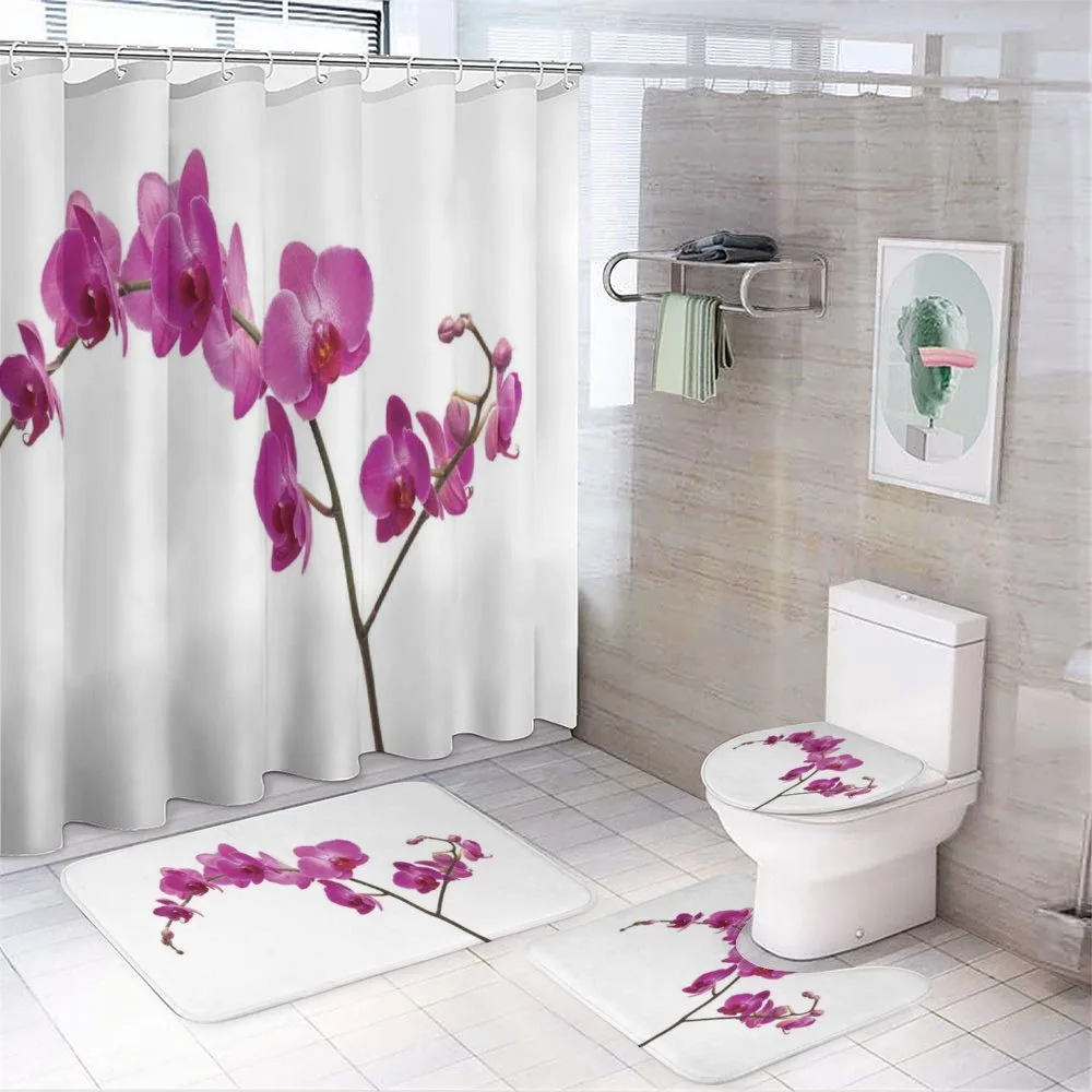 Wild Orchids Petals — 4-Piece Bathroom Set preview