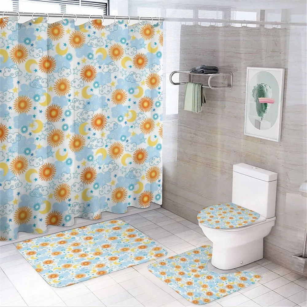 Celestial Elements Tile — 4-Piece Bathroom Set preview