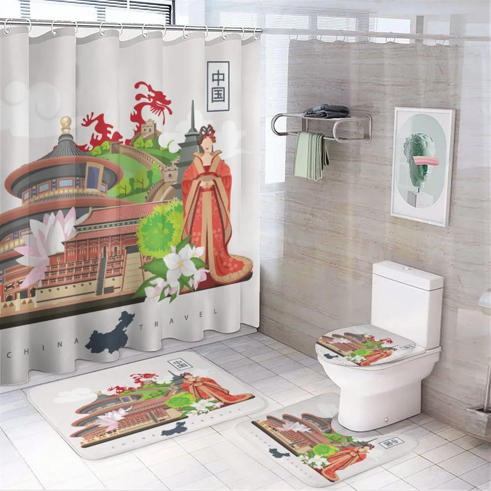Cultural Dress Palace 4-Piece Bathroom Set product video