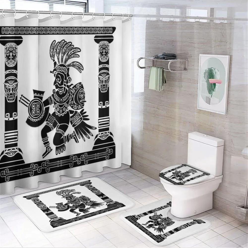 Monchrome Man — 4-Piece Bathroom Set preview