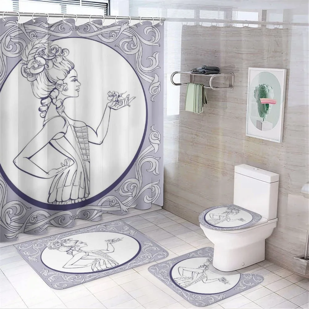 Rococo Style — 4-Piece Bathroom Set preview