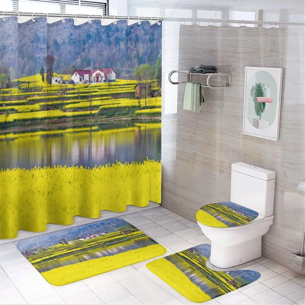 Spring Scenery — 4-Piece Bathroom Set preview