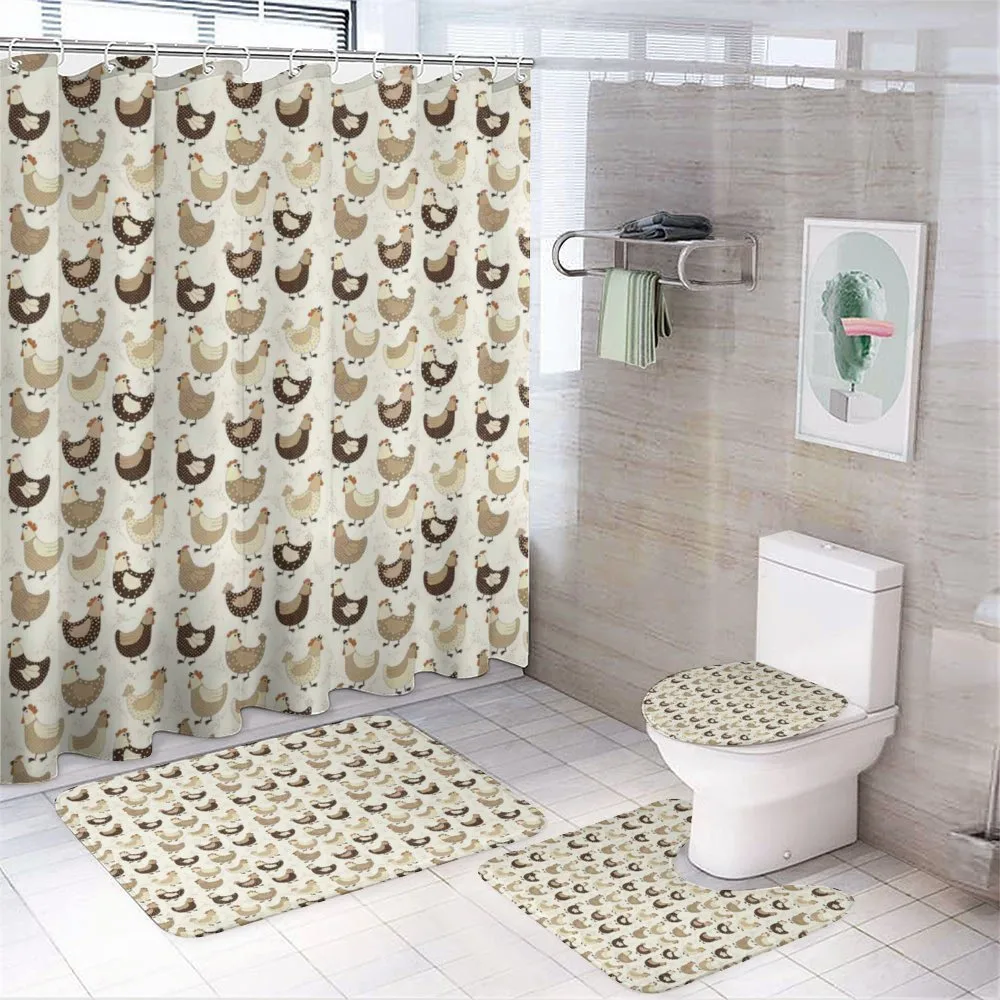 Farming Village Animals — 4-Piece Bathroom Set preview