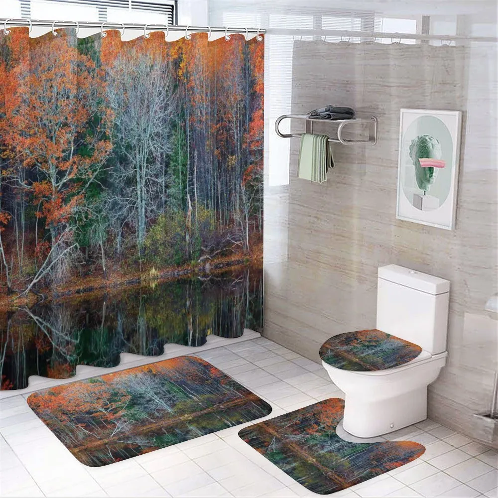 Forest River Autumn — 4-Piece Bathroom Set preview