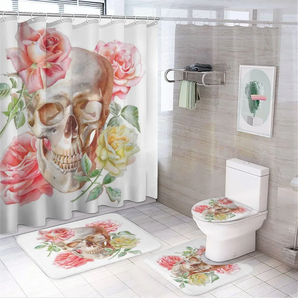 Romantic Roses Floral — 4-Piece Bathroom Set preview