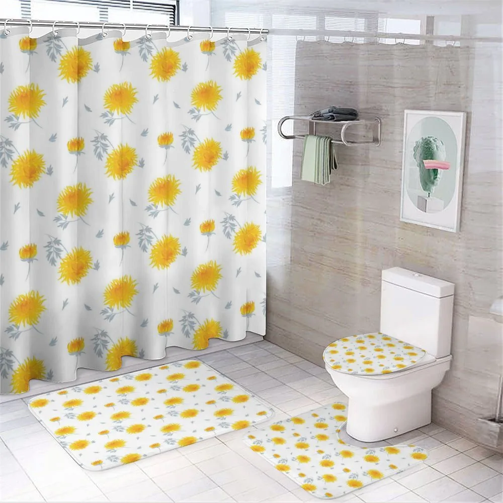 Autumn Florets — 4-Piece Bathroom Set preview