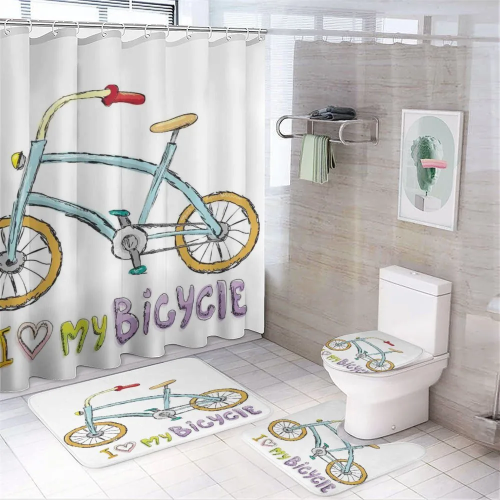 Bicycle Kids Love Words — 4-Piece Bathroom Set preview