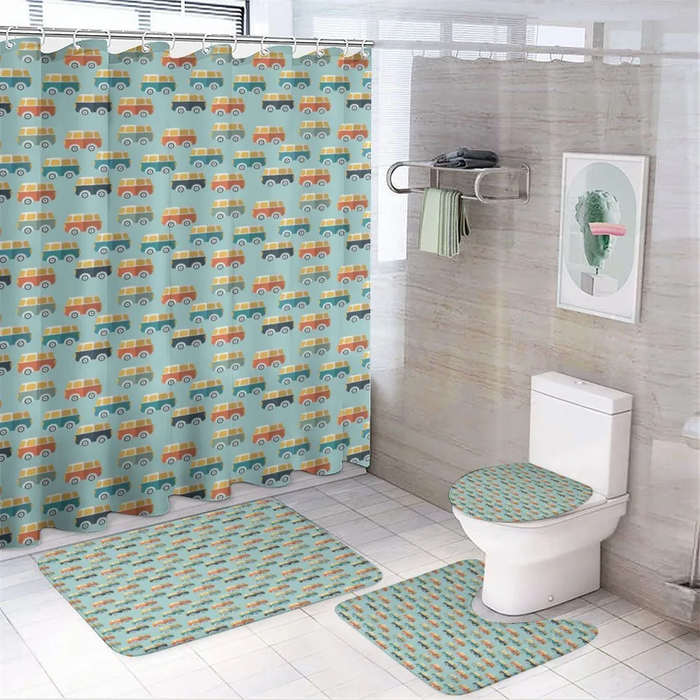 Van Childish Doodle — 4-Piece Bathroom Set preview