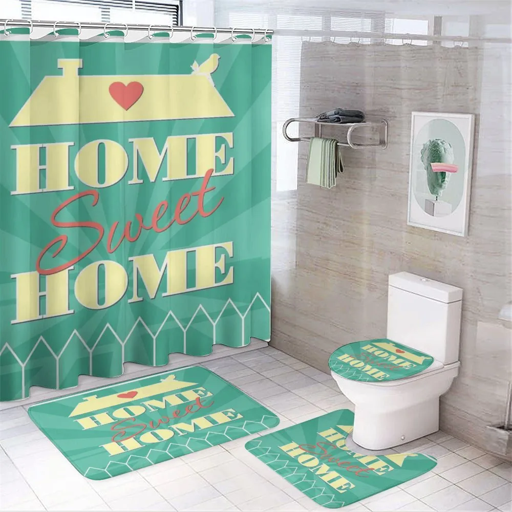 Bird Heart Roof — 4-Piece Bathroom Set preview