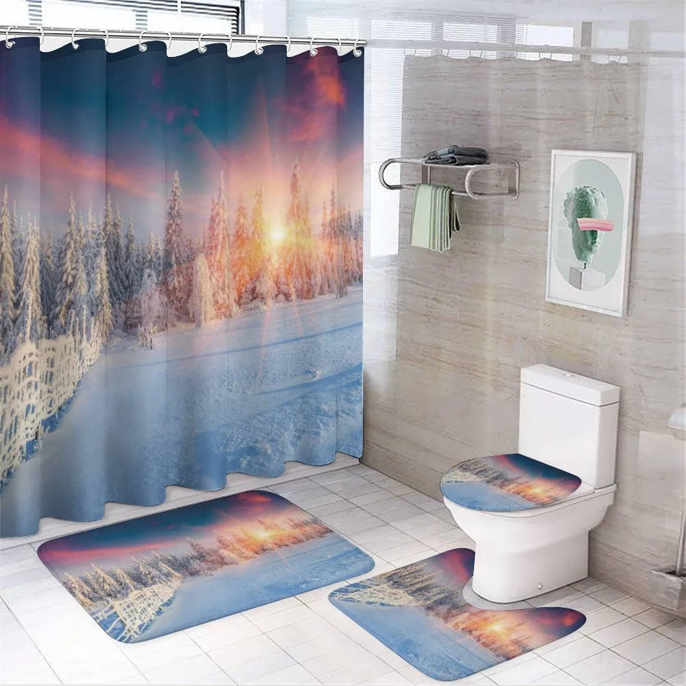 Carpathian Panorama — 4-Piece Bathroom Set preview