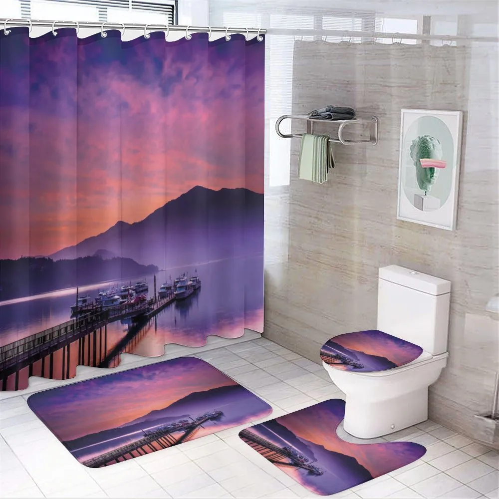 Lake in Nantou Taiwan — 4-Piece Bathroom Set preview