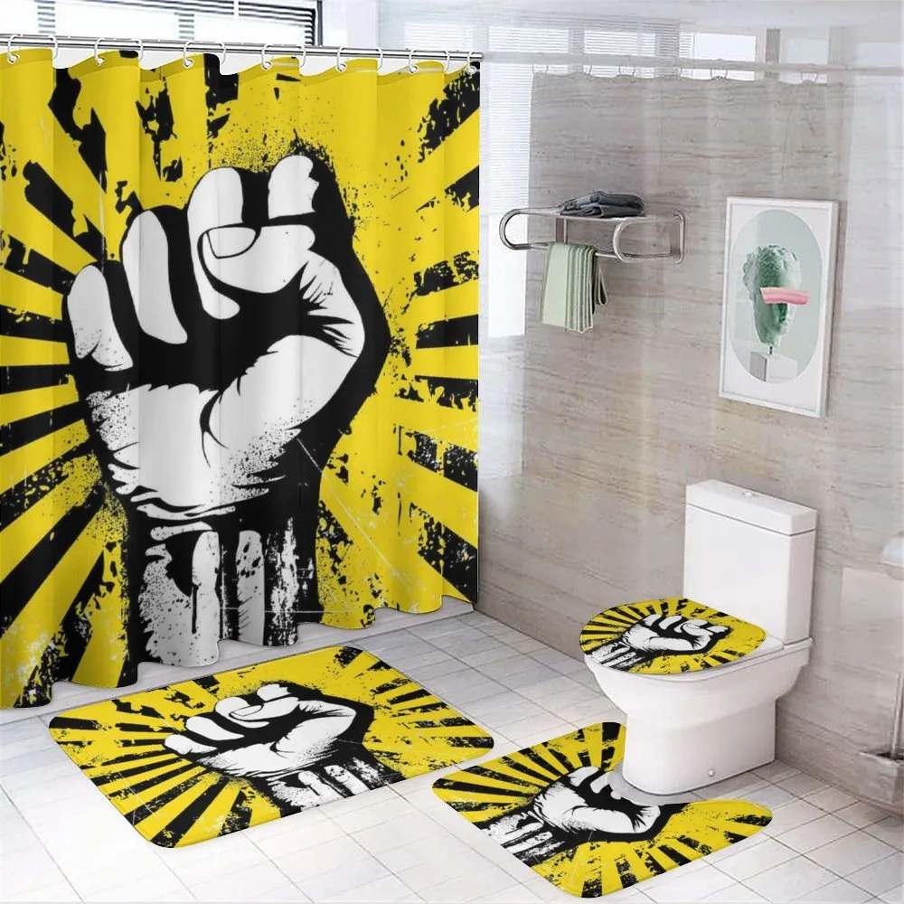 Clenched Fist 4-Piece Bathroom Set product video