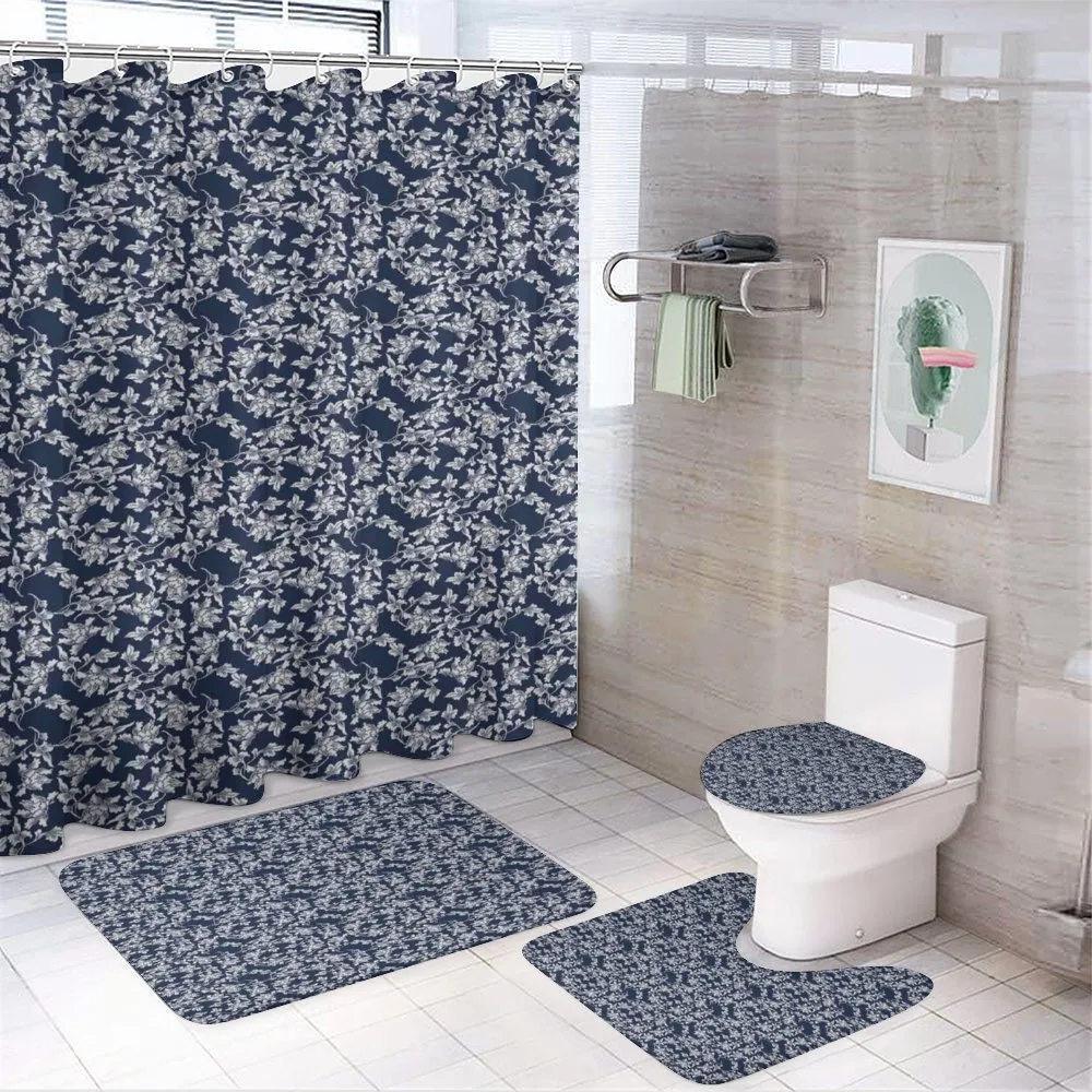 Floral Botanic Design — 4-Piece Bathroom Set preview