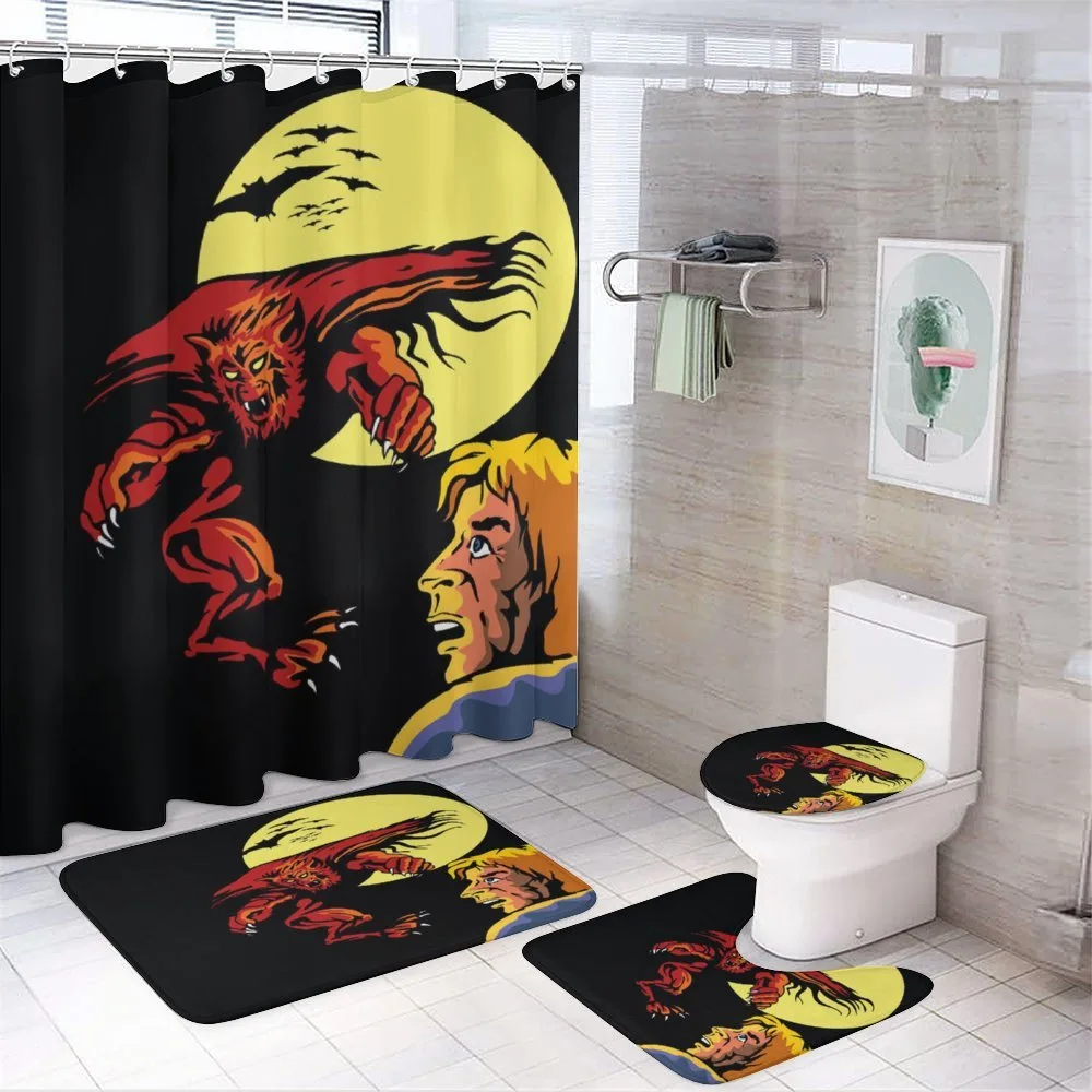 Super Heros Monsters — 4-Piece Bathroom Set preview
