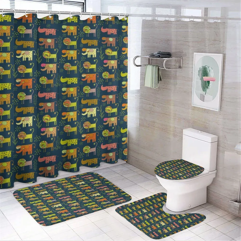 Whimsical Woodland Animals — 4-Piece Bathroom Set preview