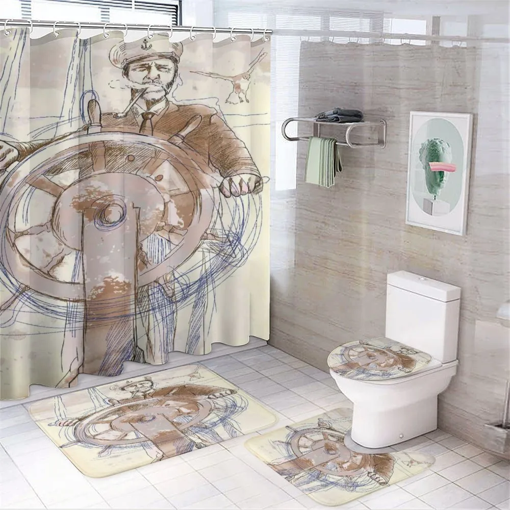Captain Leader Seaman — 4-Piece Bathroom Set preview