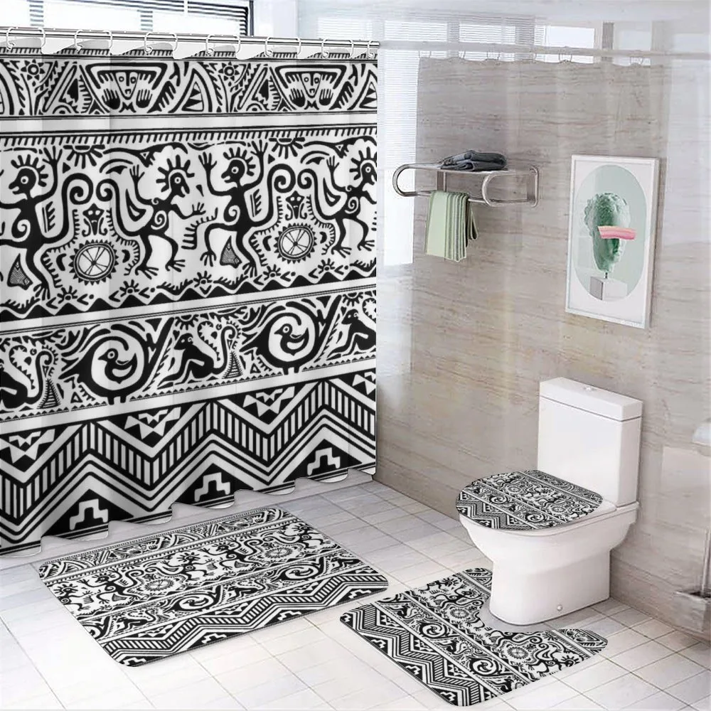 Cave Drawings — 4-Piece Bathroom Set preview