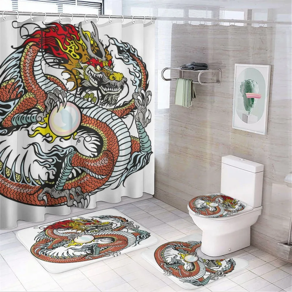 Chinese Zodiac Signs — 4-Piece Bathroom Set preview