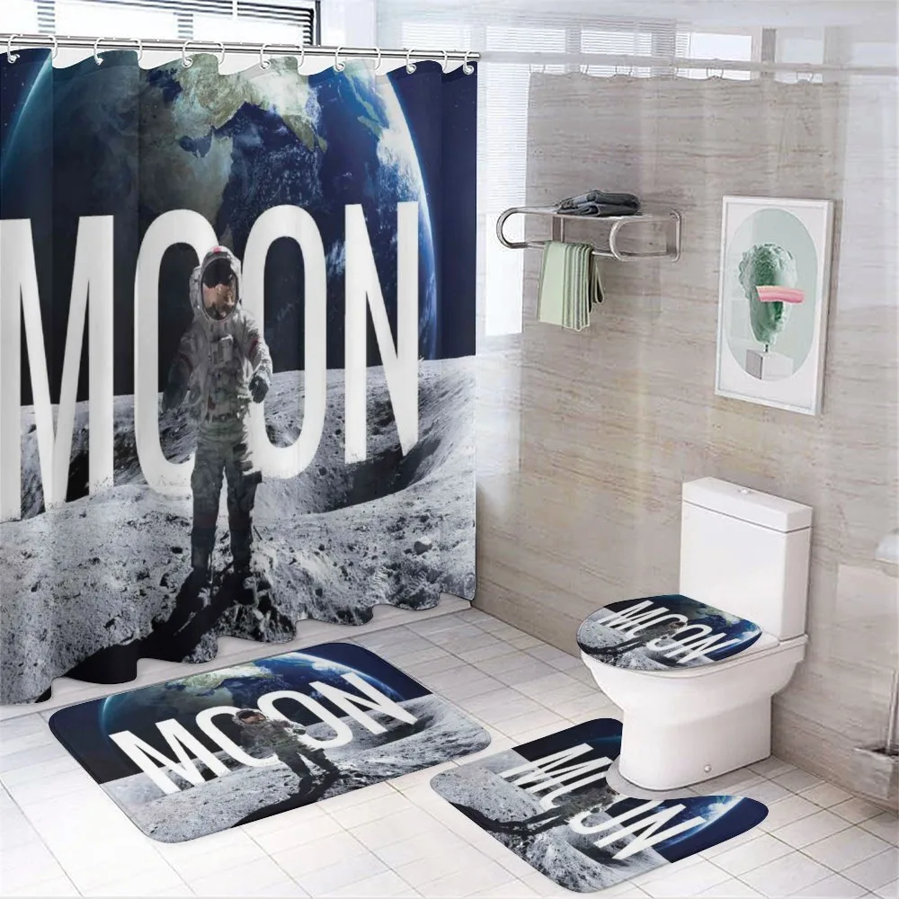 Miniature Astronaut Space — 4-Piece Bathroom Set preview