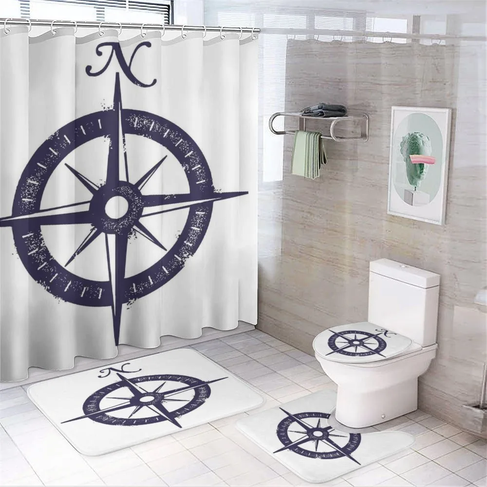 Sailing Navy Color — 4-Piece Bathroom Set preview