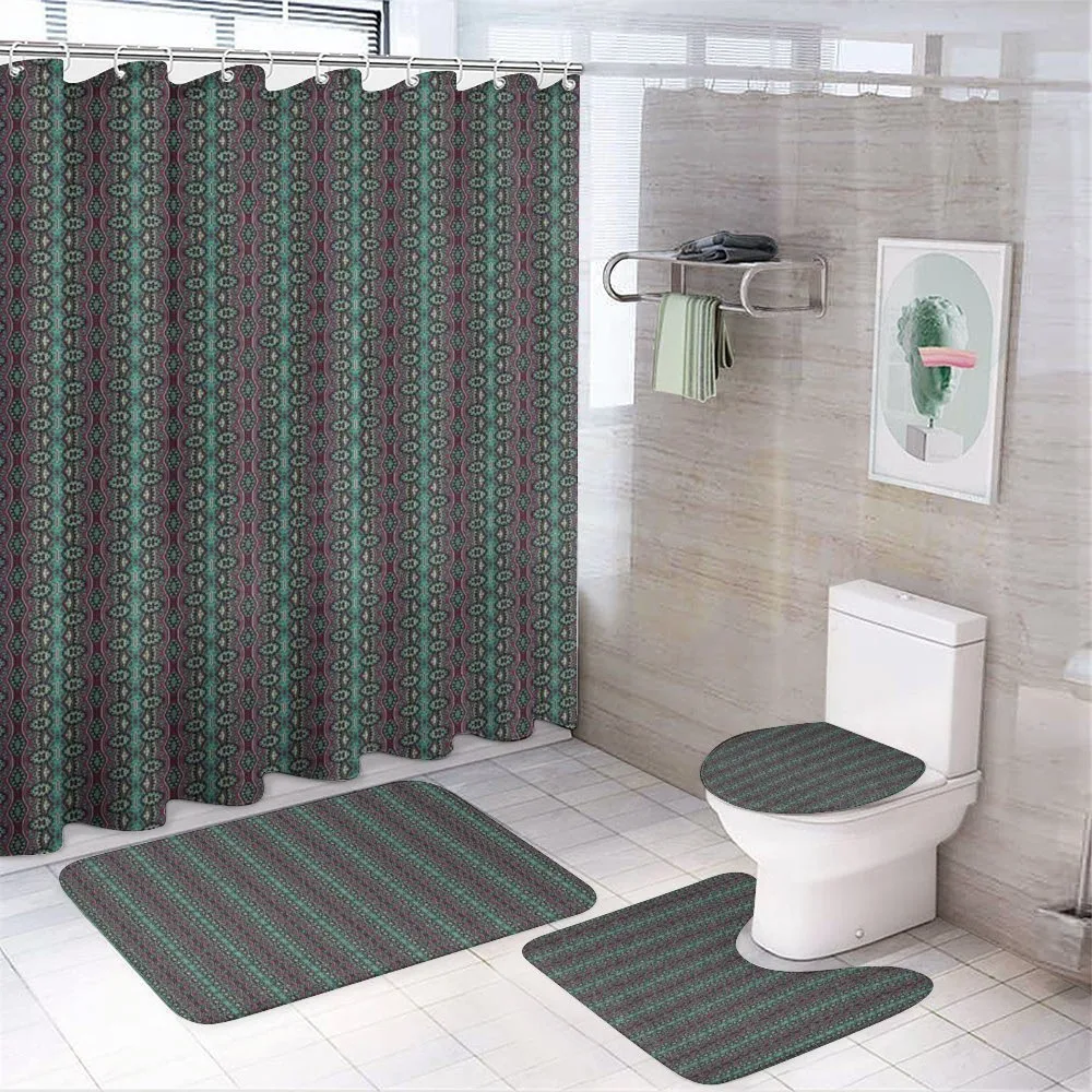 Victorian Curls Swirls — 4-Piece Bathroom Set preview