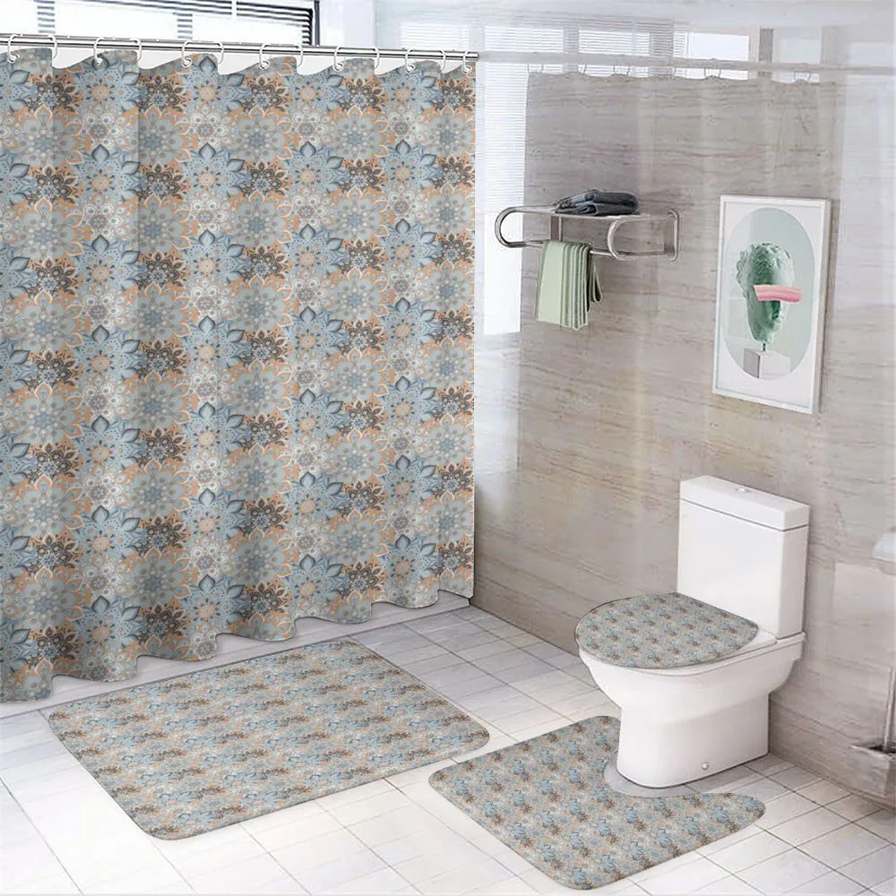 Vintage Style Flourish 4-Piece Bathroom Set product video