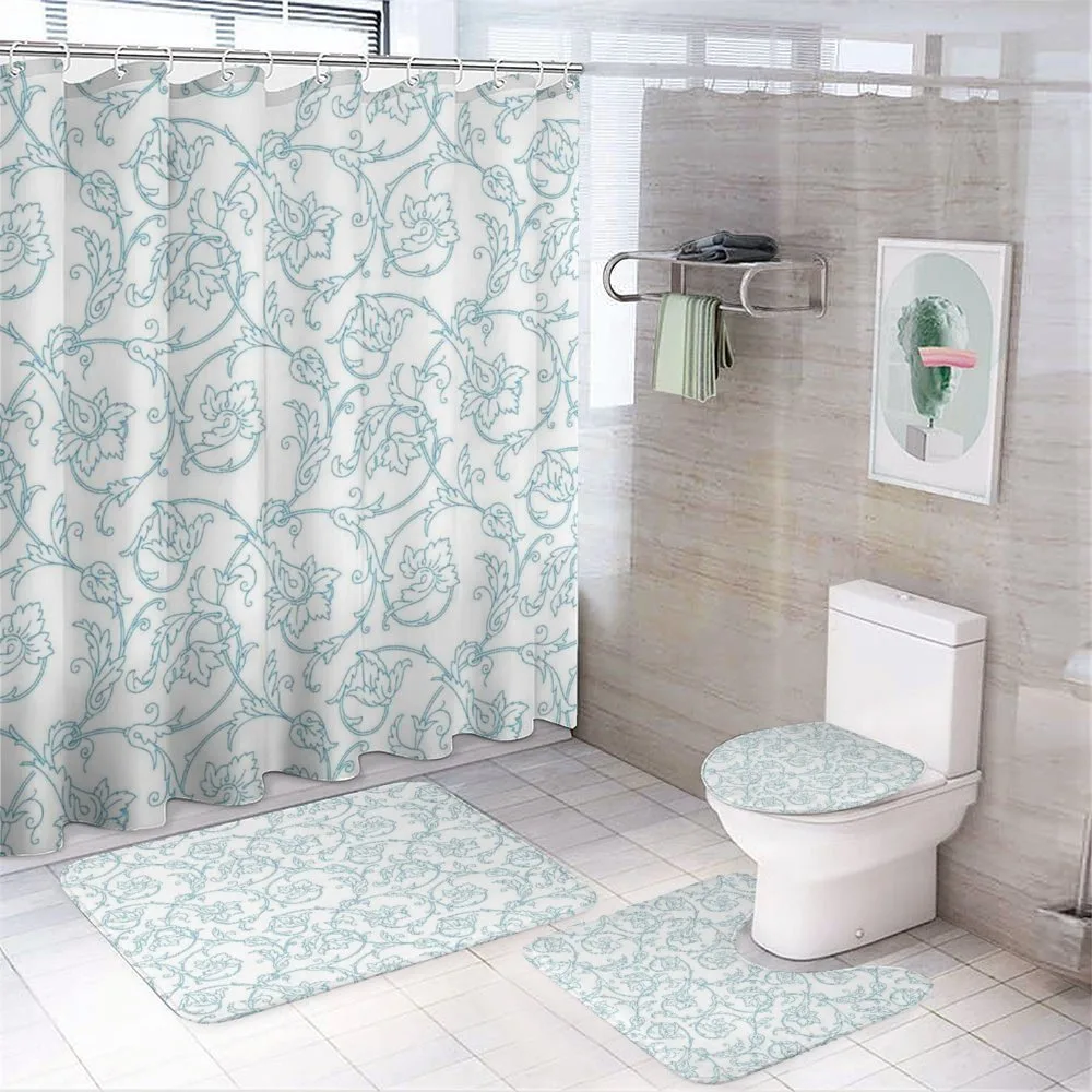 Bohemian Vintage Orchids — 4-Piece Bathroom Set preview