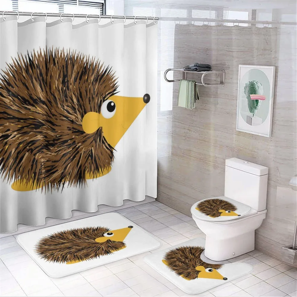 Cartoon Animal Smile — 4-Piece Bathroom Set preview